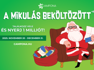 Karácsonyi varázslat a Camponában – Találkozz te is a Mikulással! 