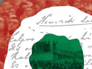 A Nemzeti Múzeum előtt március 15-én