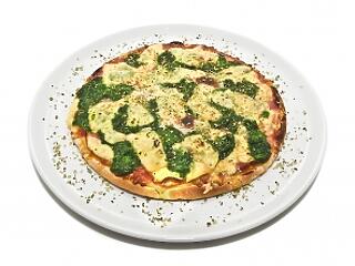 Spenótos pizza