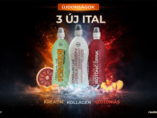 Három új funkcionális italt dobott piacra a magyar sportital gyártó