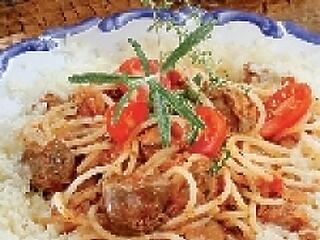 Csirkezúzás, májas, szíves spagetti!