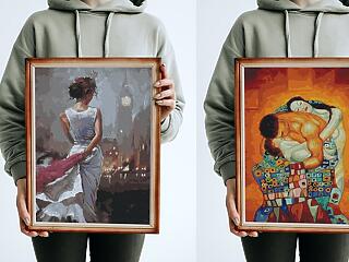 Izgalmas DIY program a számfestő Így lesz a nappaliból műterem.