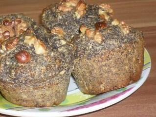 Mákos-almás muffin - diétásan