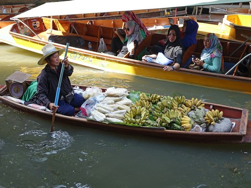 Úszó piacok, Kép: Damnoen Saduak Ázsiaspecialista