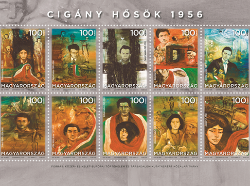 Cigány hősök, bélyeg, Kép: Magyar Posta