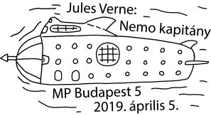 Verne bélyegző, Kép: Magyar Posta