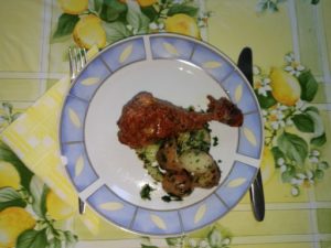 Gyöngytyúk mediterrán módra, Kép: László Márta