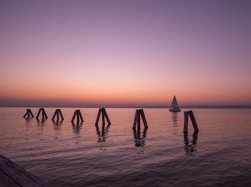 Naplemente a Fertő tónál, Kép: pixabay
