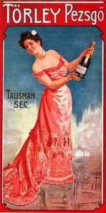 Törley pezsgő plakátja, Kép: wikimedia