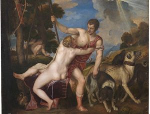 Vénusz és Adonisz, Titian, Kép: wikimedia