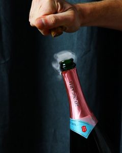 Hungaria Rosé Extra Dry pezsgő, Kép: hungaria