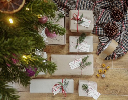 Zold karácsony, csomagolópapírok, Kép: jofogas.hu