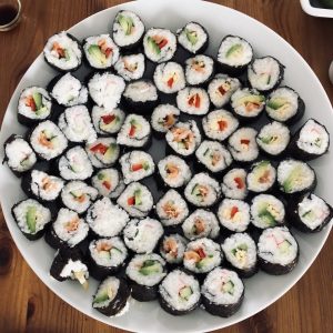 Házi sushi: nem tökéletes, de finom Fotó: saját