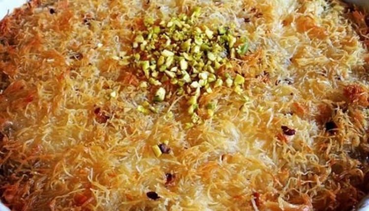 Künefe, török édesség, Kép: Pammer Lívia