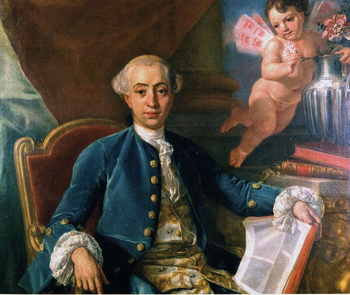 Giacomo Casanova, festő Anton Raphael Mengs, Kép: wikimedia