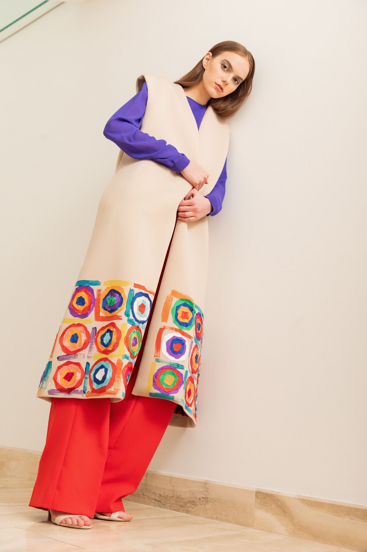 Stilizált orosz motívumok egy Varga-ruhán, Kép: Vágó Csaba
