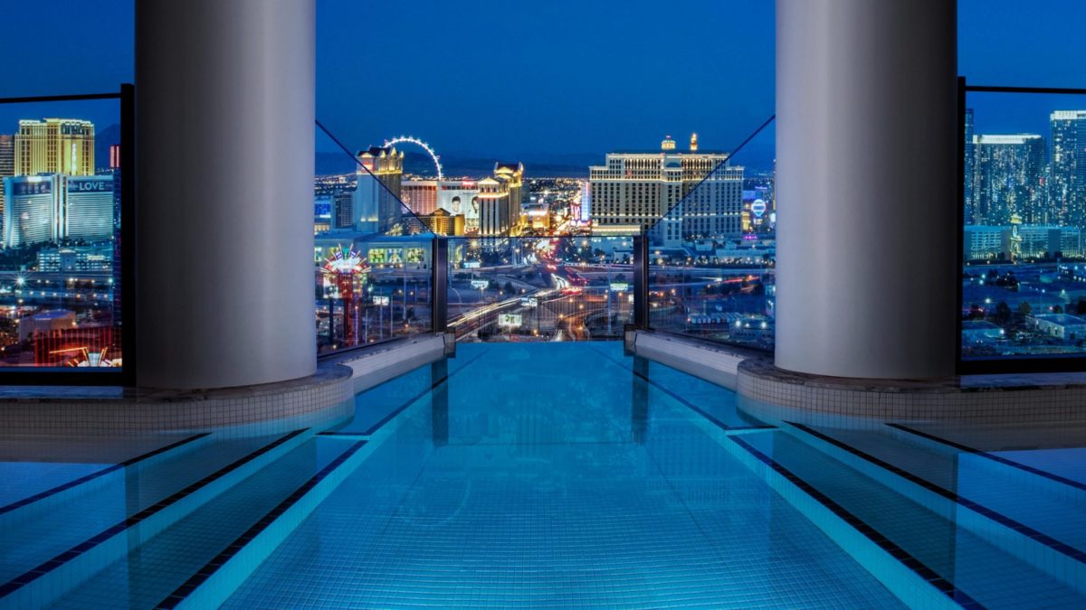 Las Vegas legdrágább lakosztályában ilyen a medence. Fotó: Palm Hotel