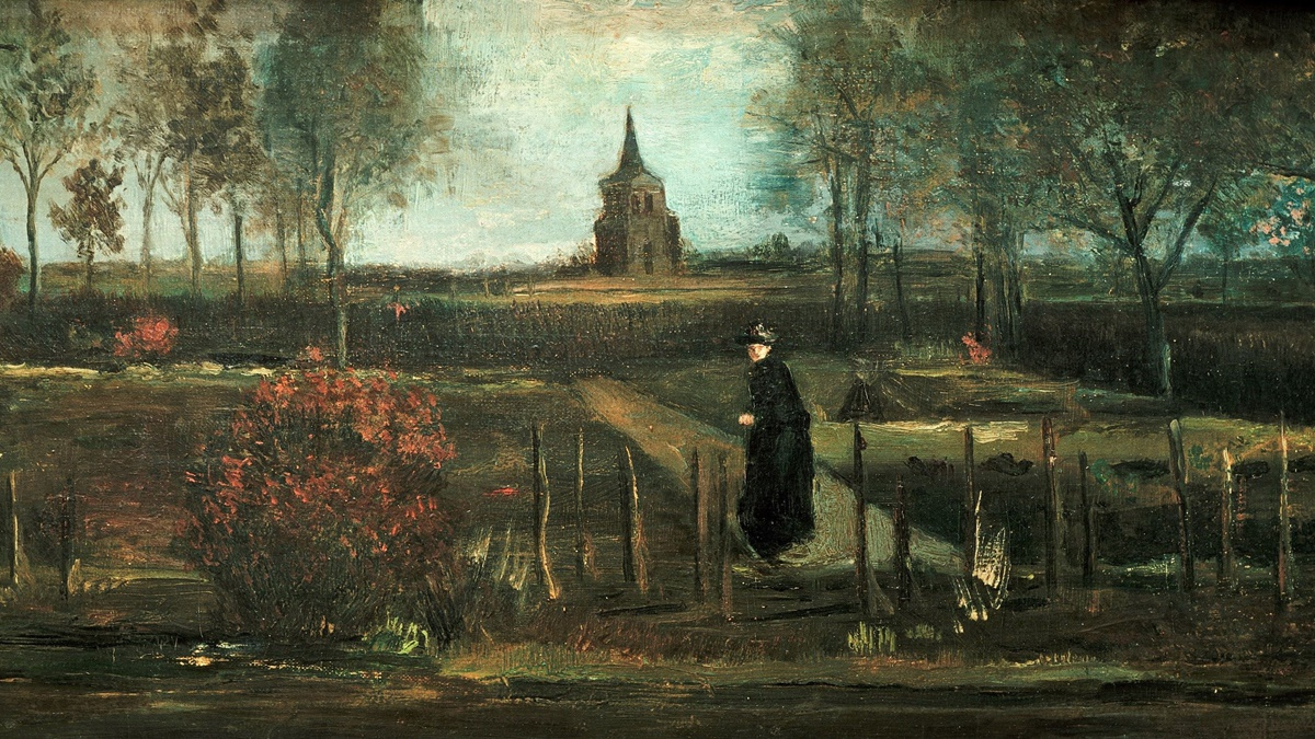 Van Gogh: Tavaszi kert, 1884. Fotó: youtube