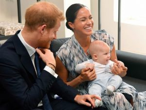 Meghan, Archie és Harry Fotó: Pinterest