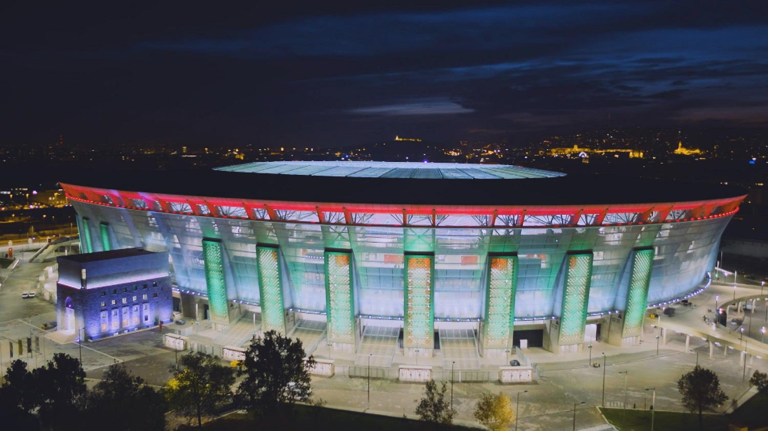 A Puskás Aréna a NatGeo Megastadionjai között. Fotó: NatGeo