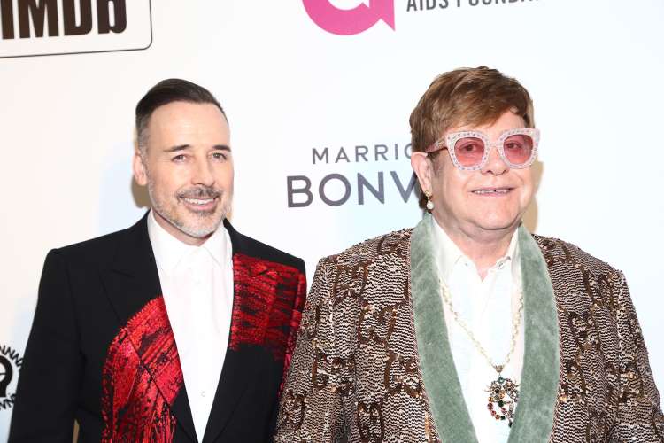 Elton John és párja. Fotó: msn.com