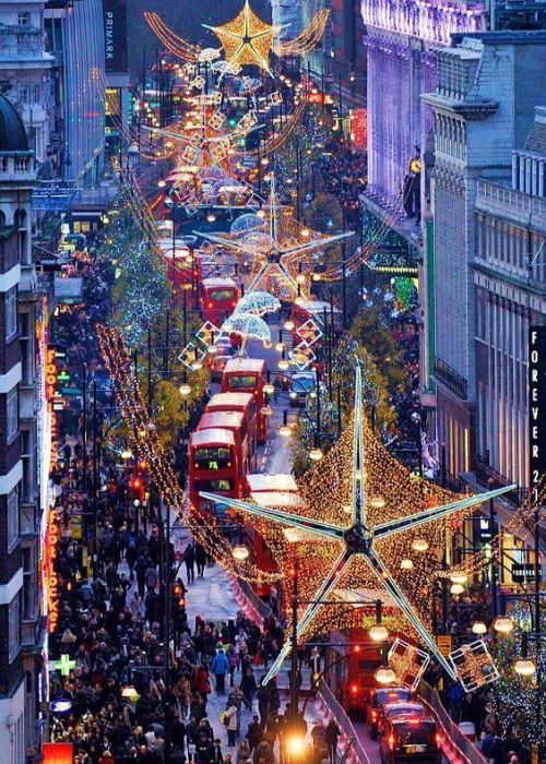 Karácsony Londonban Fotó: Pinterest
