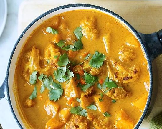 Currys sült karfiol leves Fotó: Pinterest