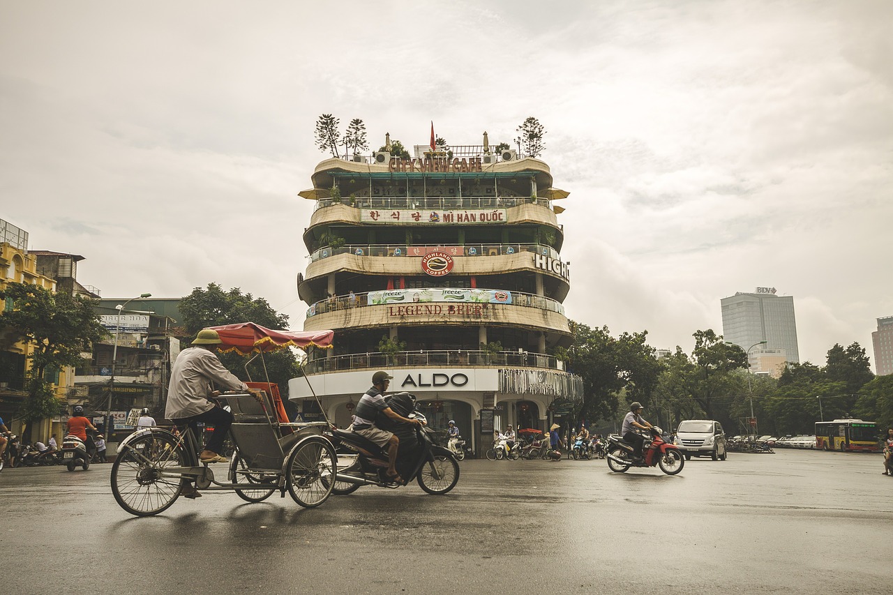 Hanoi 5 millió robogója hozzájárul a rossz levegőhöz. Fotó: Pixabay