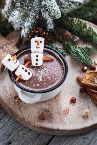 Forró csoki pillecukor hóemberrel Fotó: Komáromi Annamária