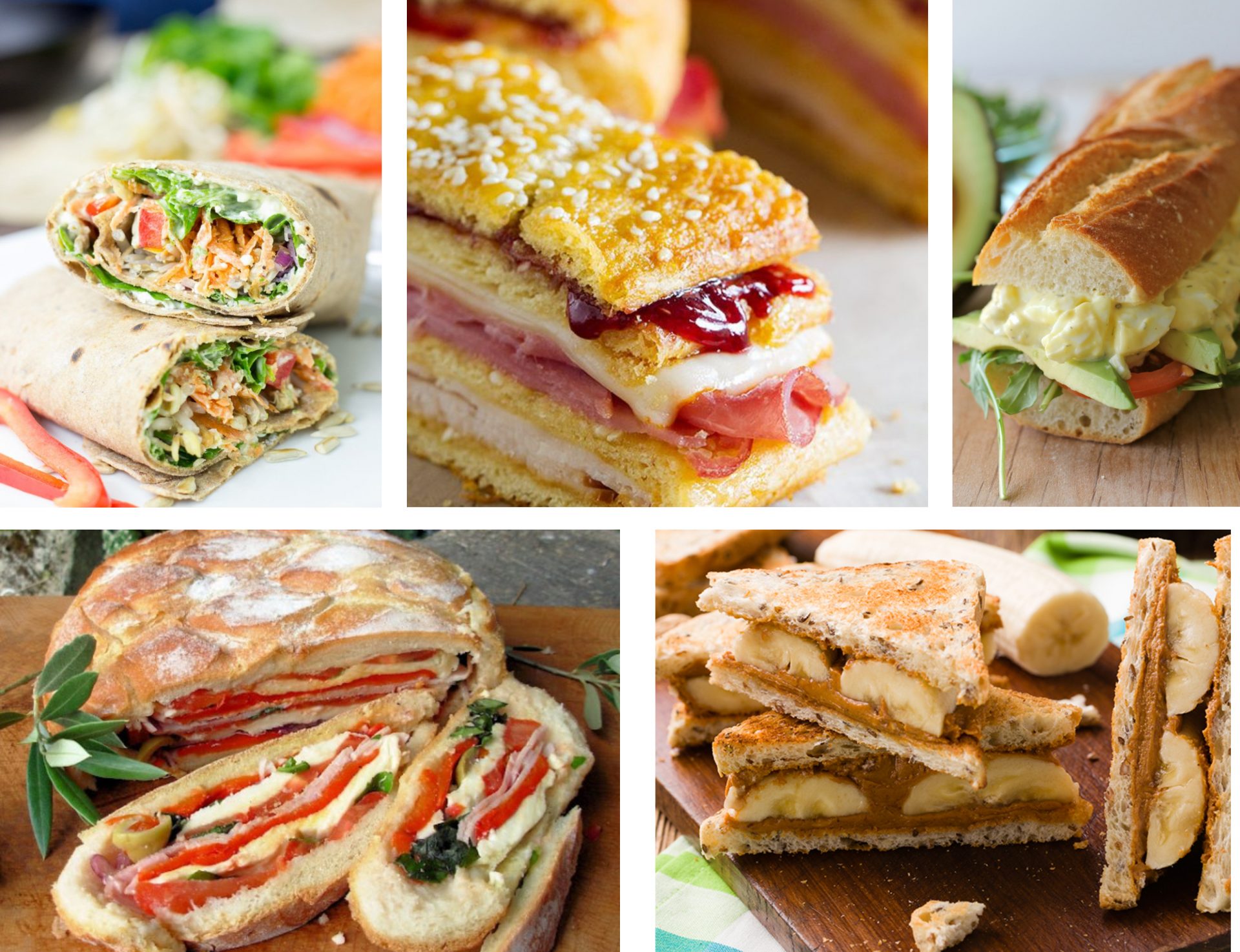 Piknik szendvicsek Fotó: Pinterest