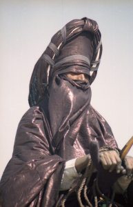 tuareg harcos turbánban
