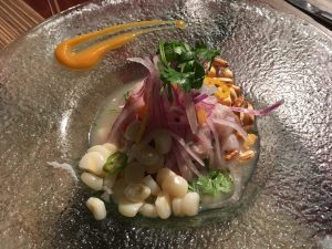 Perui ételspecialítás a ceviche