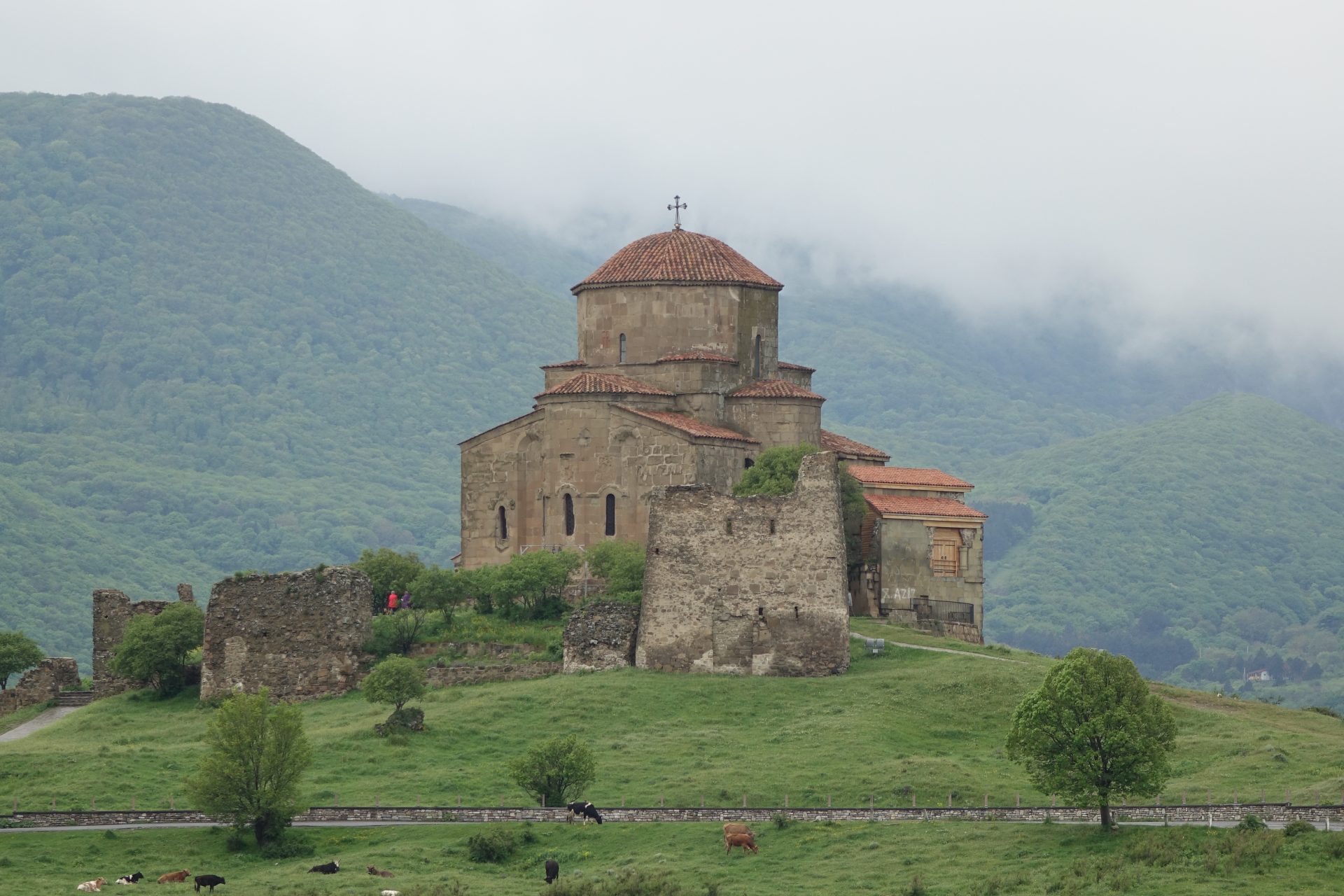 Grúz Jvari, a Szent Kereszt kolostor