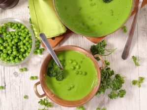 Szuperzöld zöldborsó és zöldbab főzelék szezonális zöldségekből